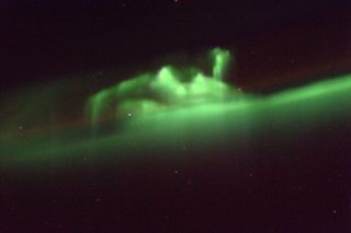 Unusual Aurora Over Canada