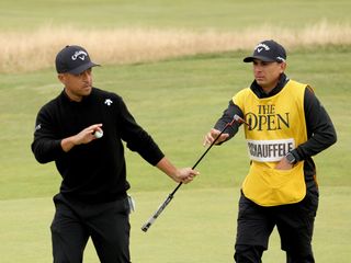 Xander Schauffele during his brilliant final round at The Open