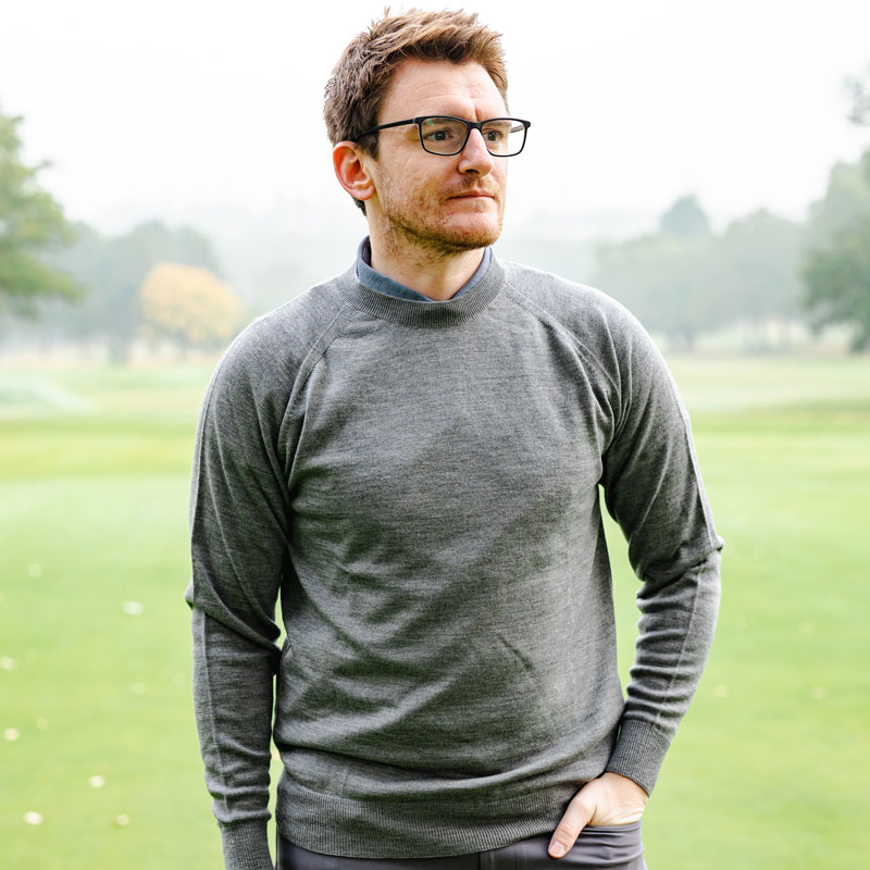 Sun Day Red 3D Merino Wool Crew