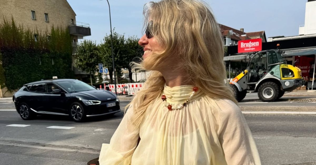 Burgundy Jeans Are Overtaking Black and Blue Pairs This Winter