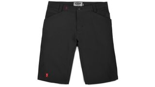 Chrome Industries Union shorts in black on a white background