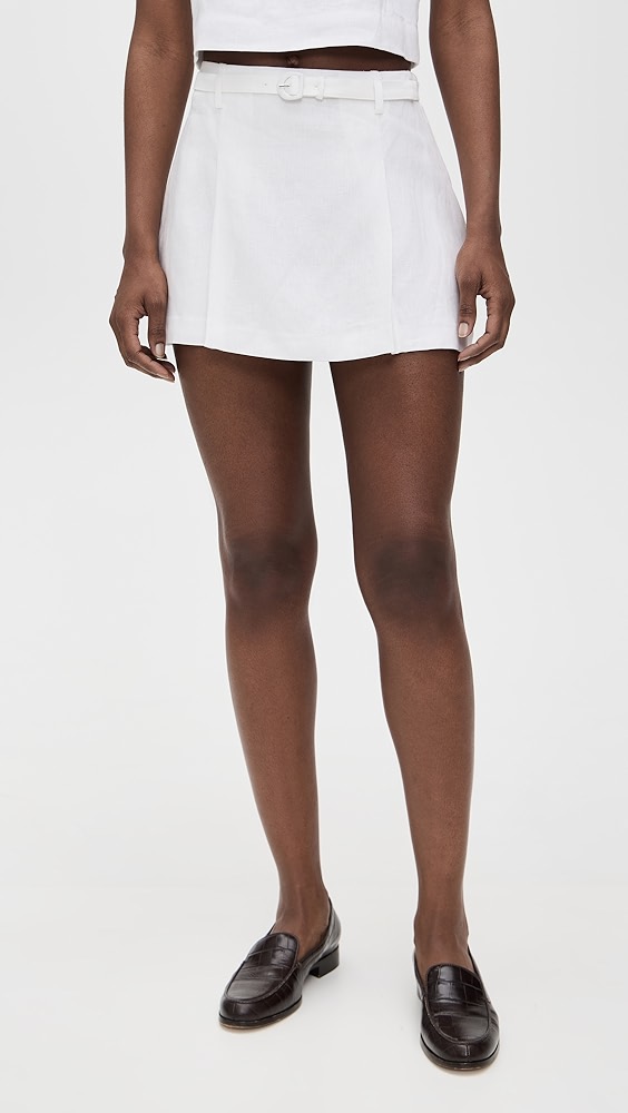 Reformation Rory Linen Skirt