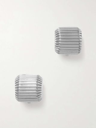 Elle Rhodium-Plated Clip Earrings