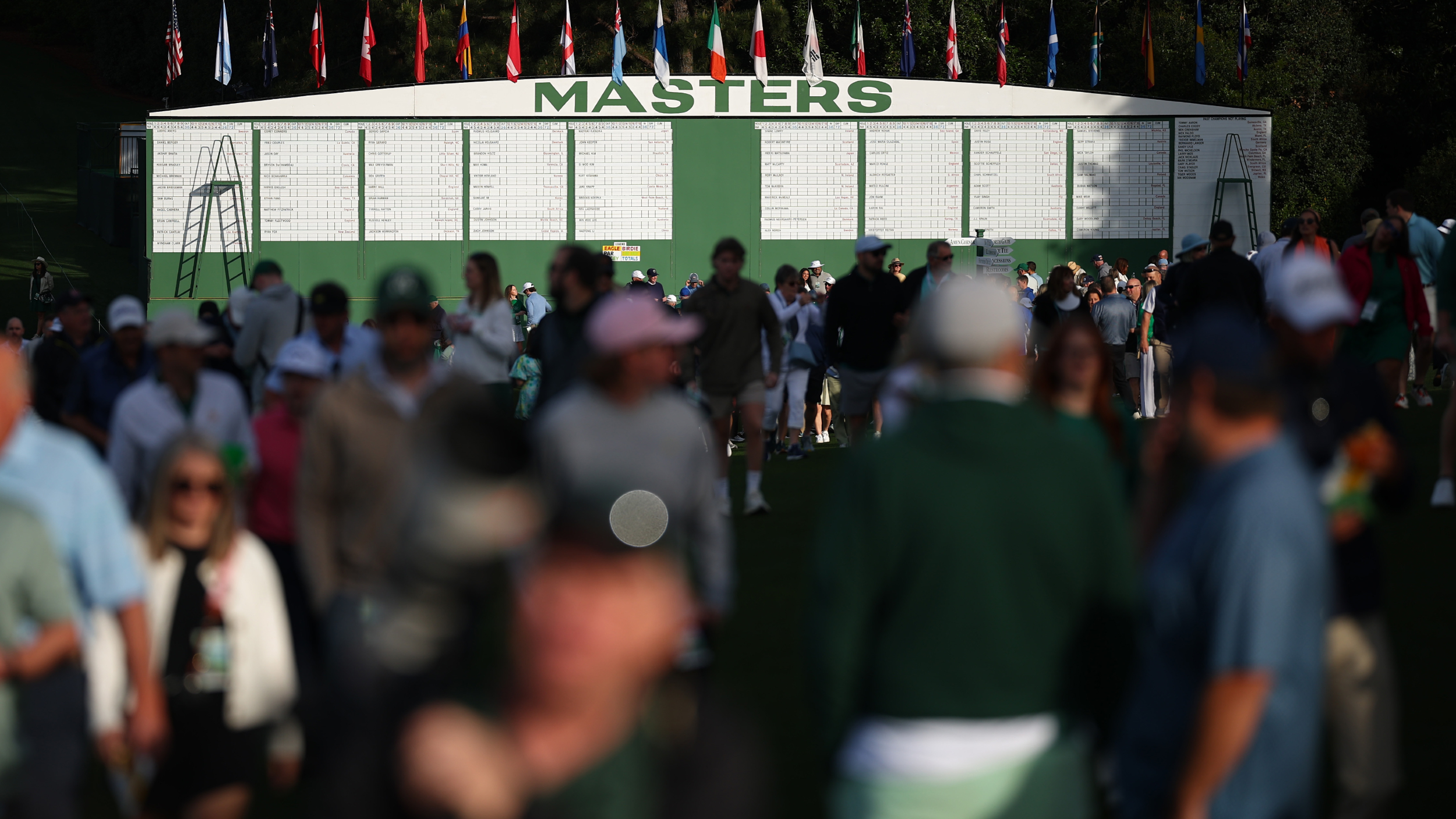 Patrons at The Masters