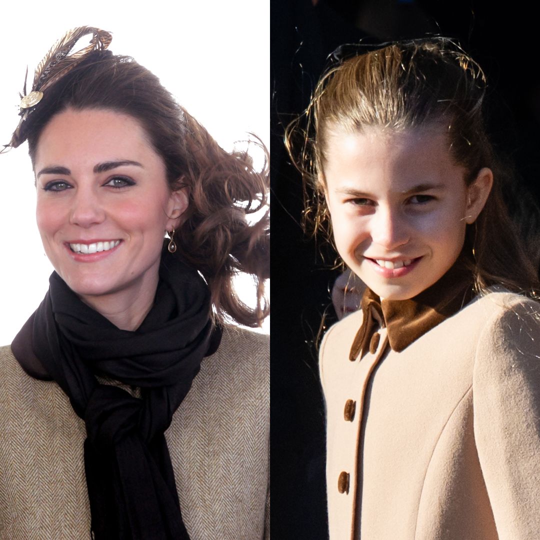 Princess Kate Princess Charlotte Twin Coats
