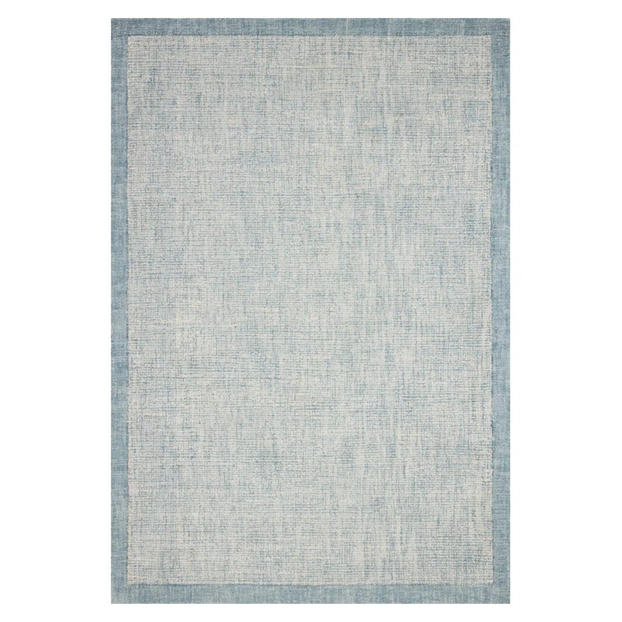 Blue textured rug