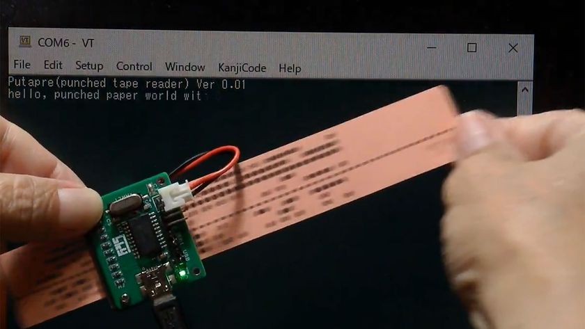 A new perforated tape reader design has been demonstrated