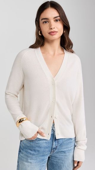 Ogd One Grey Day Sloane Cashmere Cardigan