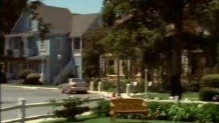 The exterior of Wisteria Lane in Desperate Housewives