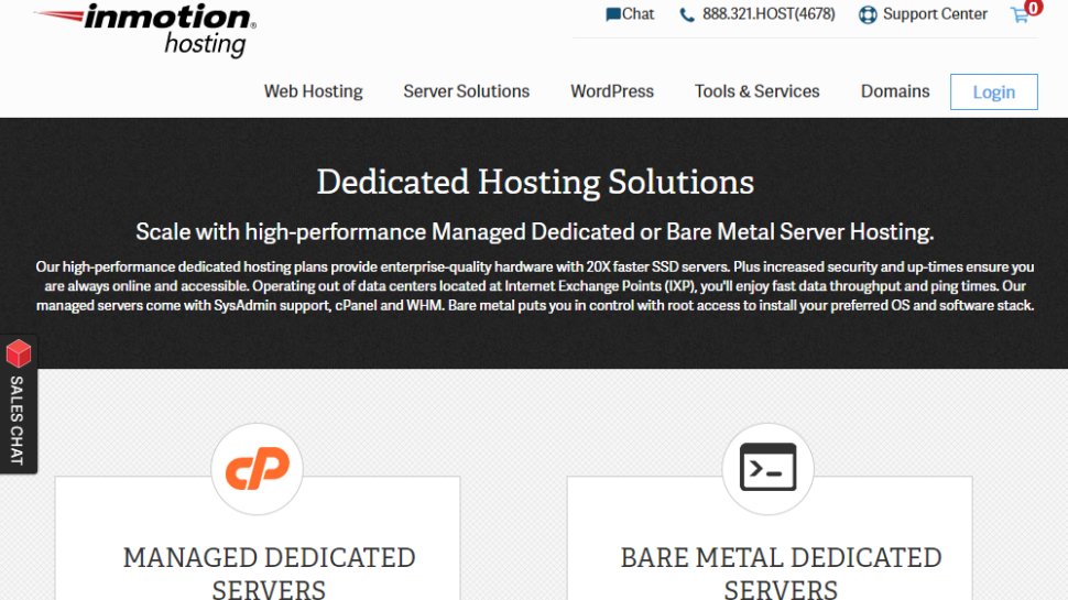 Inmotion Hosting dedicated hosting