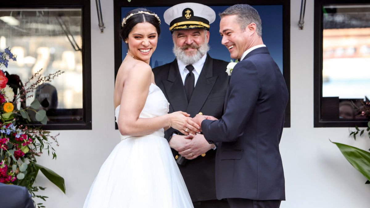 Chicago Fire BTS Photos Show Fun On The Set Of The Stellaride Wedding With Jesse Spencer And Kara Killmer’s Returns