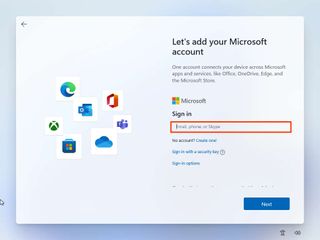 Windows 11 create new account