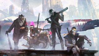 Beyond Good and Evil 2 promo with characters against a cityscape