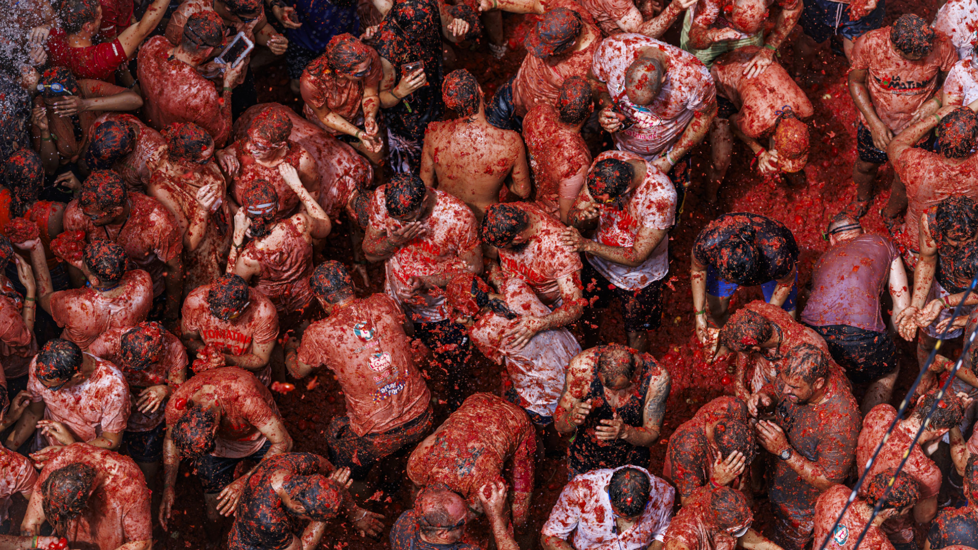 La Tomatina festival in Spain