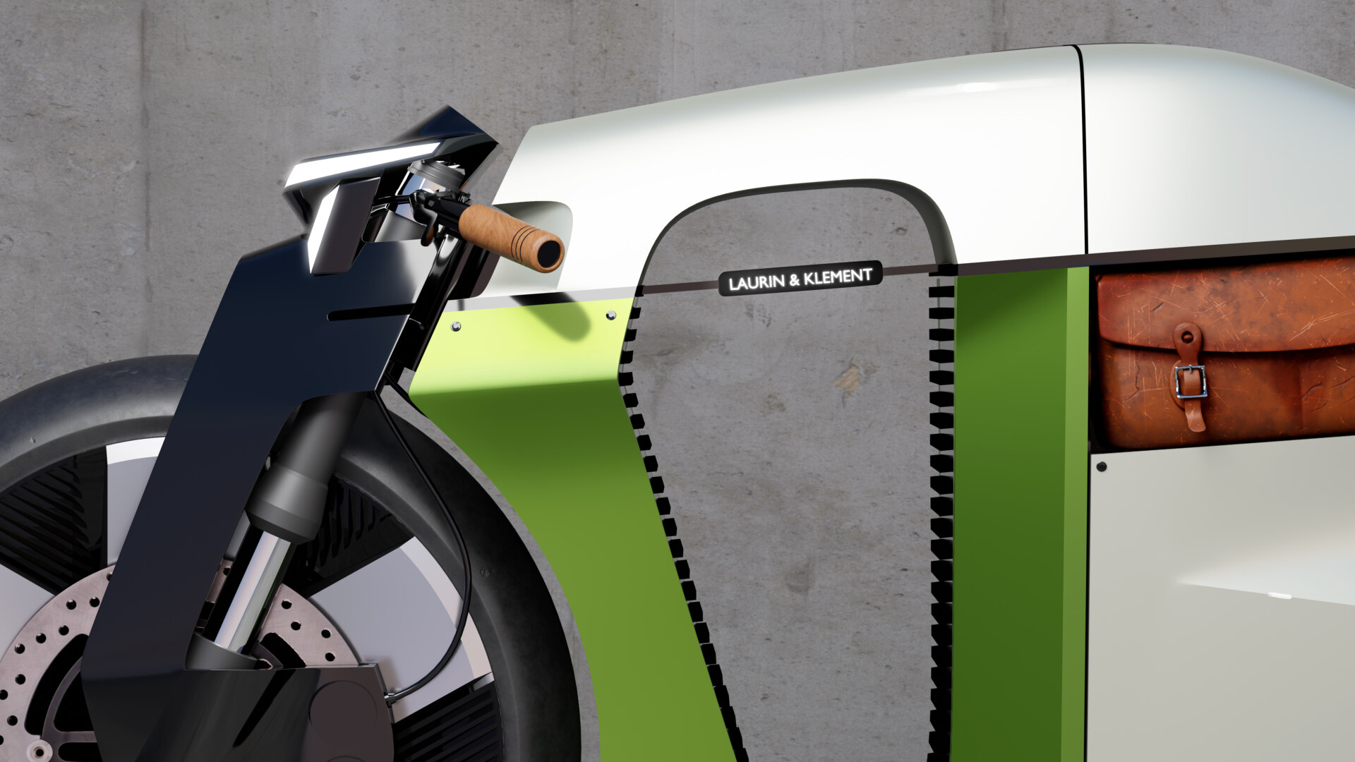 Škoda Slavia B concept motorbike