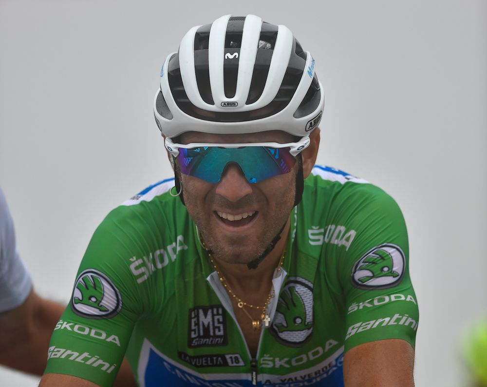 Alejandro Valverde shaved eight seconds off Simon Yates' lead during stage 17 at the Vuelta