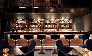 Cocktail lounge bar area