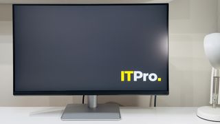 The The BenQ MA320U monitor on a desk