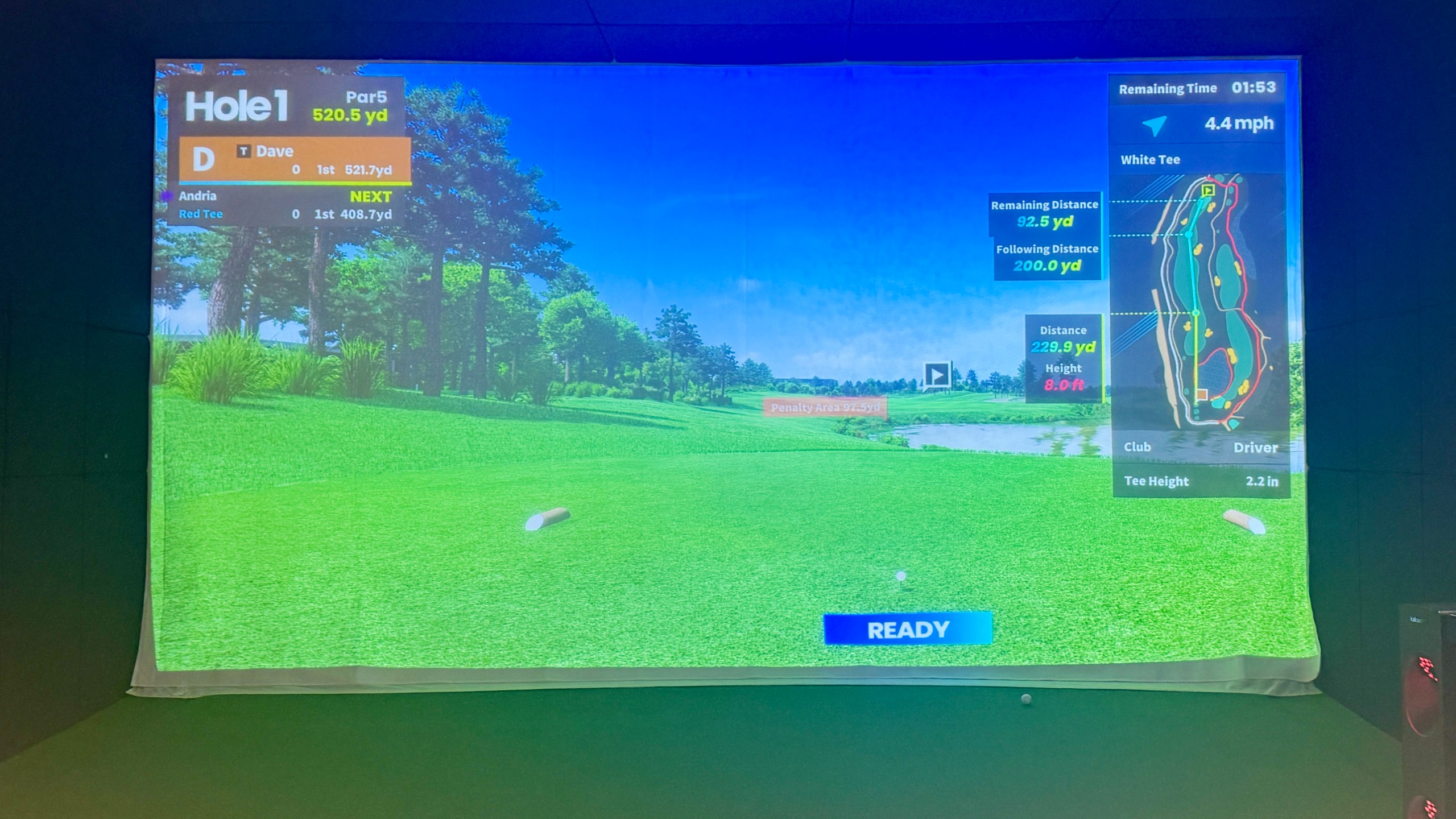 Hole 1 of the Glen on Golf VX