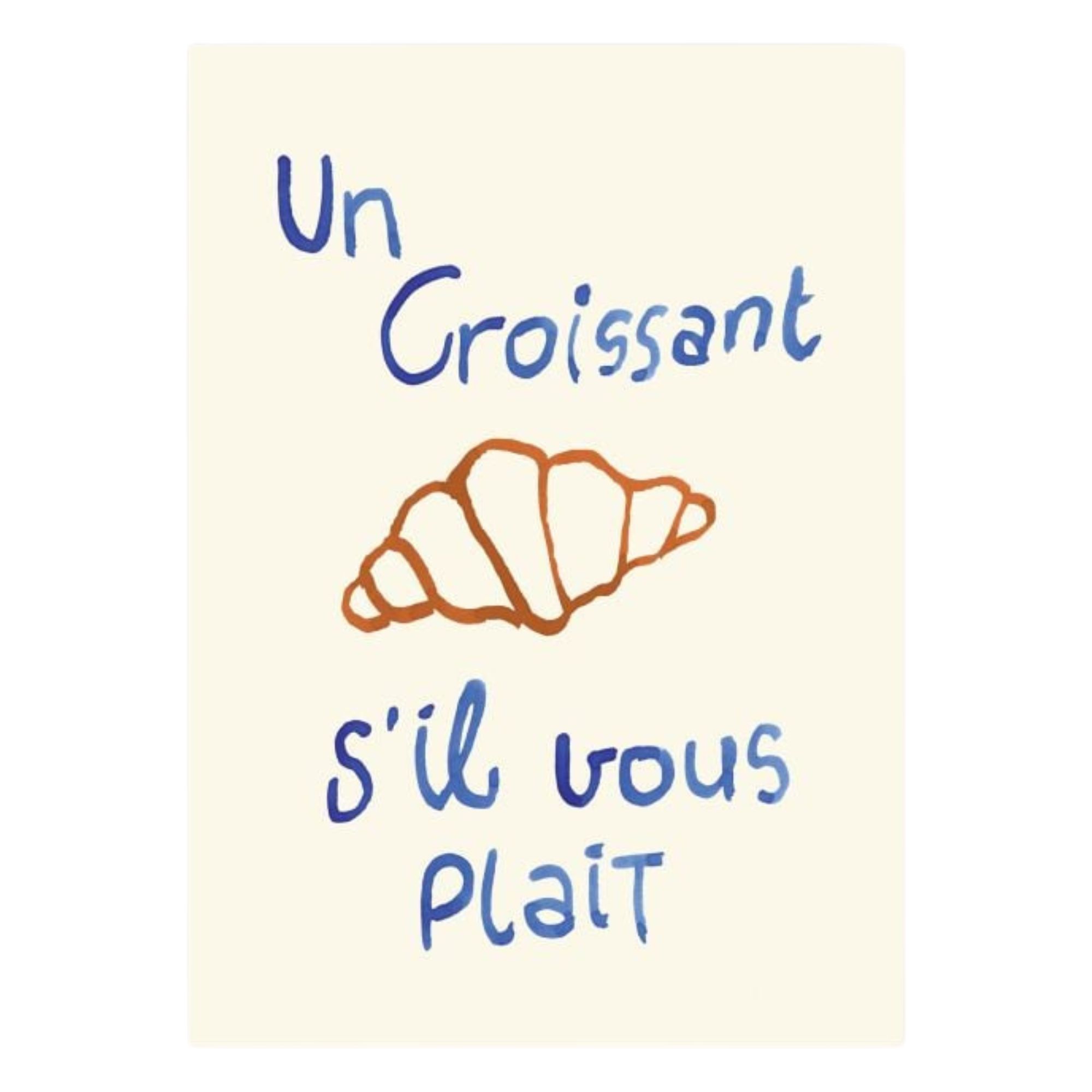 Un Croissant Poster
