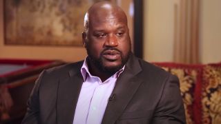 Shaquille O'Neal speaking with Graham Bensinger