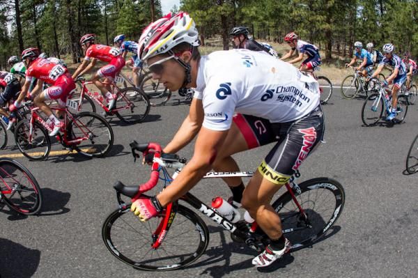 Bobby Sweeting (Kenda/5 Hour Energy) got a little banged up in an earlier crash.