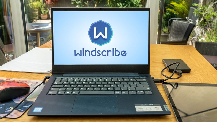 Windscribe on a PC screen
