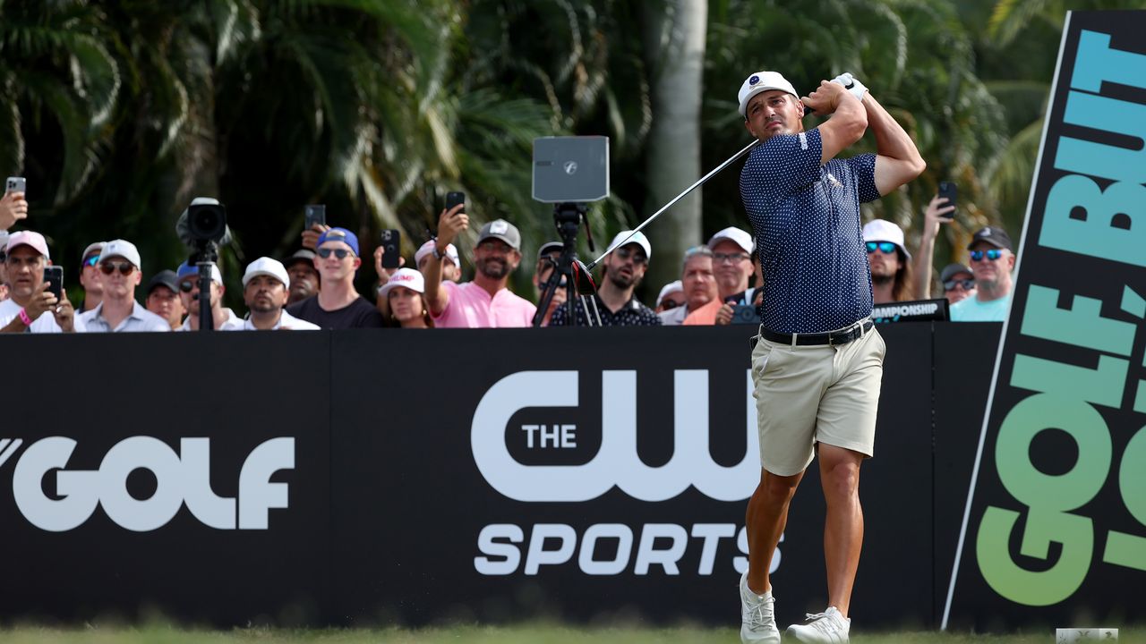 Bryson DeChambeau at the 2023 LIV Golf Team Championship at Trump National Doral