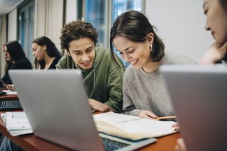 Students revising together after exams are cancelled for 2021