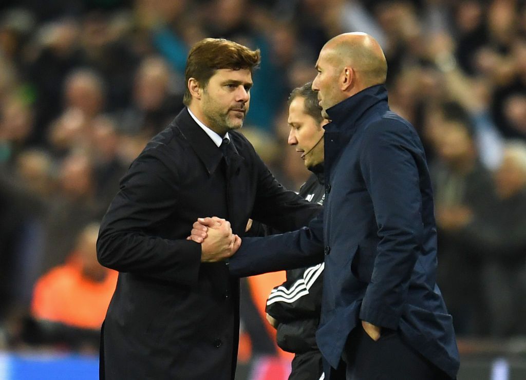 Manchester United target Mauricio Pochettino and Zinedine Zidane