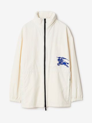 Burberry, Nylon Jacket in Salt - Women | Burberry® Official