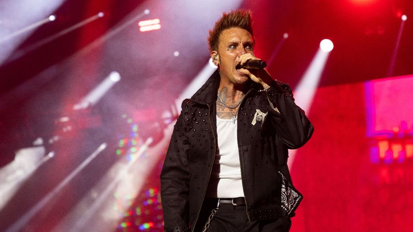 Jacoby Shaddix singing on stage