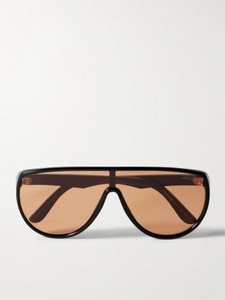 Tom Ford Achilles Oversized Aviator-Style Sunglasses