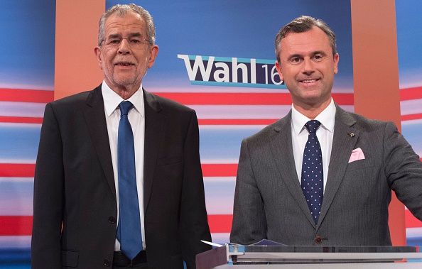 Alexander Van der Bellen and Norbert Hofer.