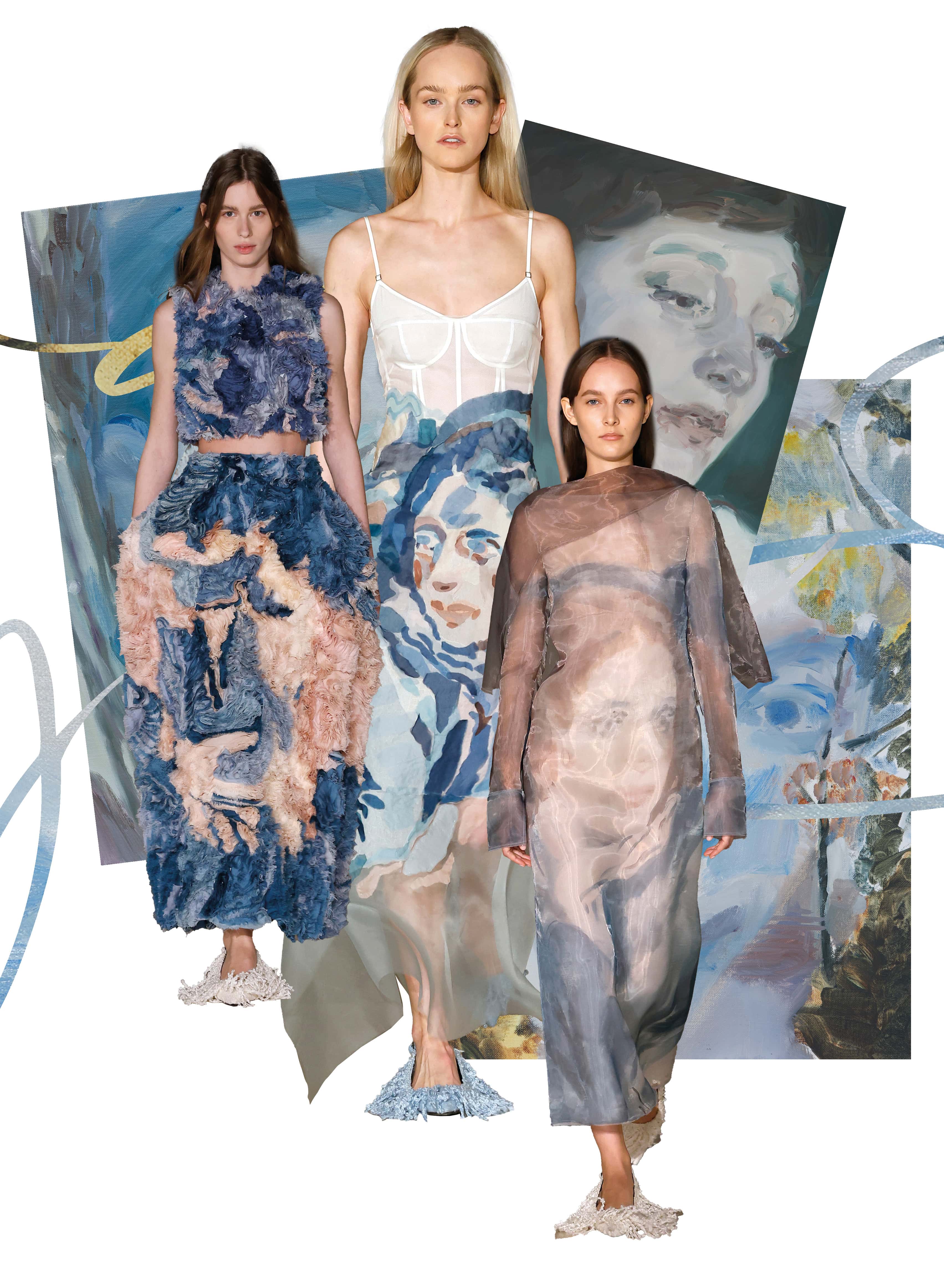 Art in Fashion featuring Roksanda, Erdem, Issey Miyake, Ala&amp;iuml;a, Courr&amp;egrave;ges, Loewe, Marni