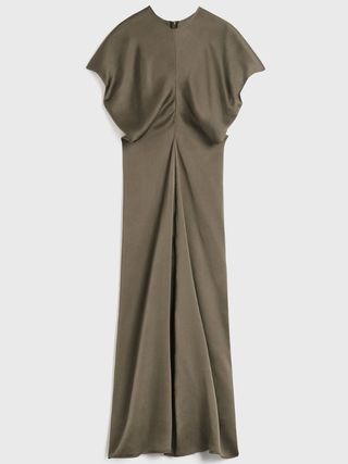 Slouch Waist Dress Bay Leaf