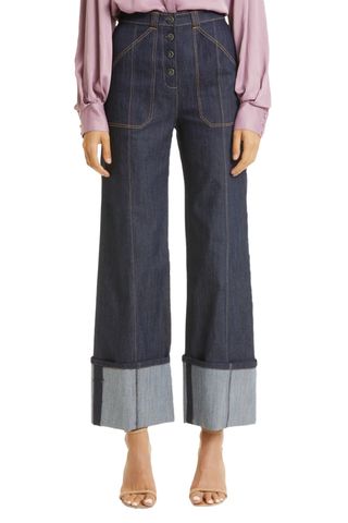 Benji Topstitch Cuff Jeans