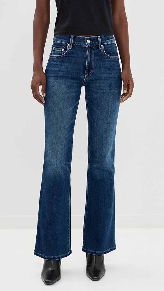 Le Jean Baby Bootcut Mid-High Rise Jeans