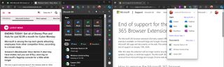Microsoft 365 Sidebar vs Microsoft 365 browser extension