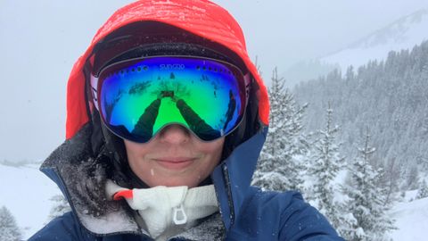 Skier selfie