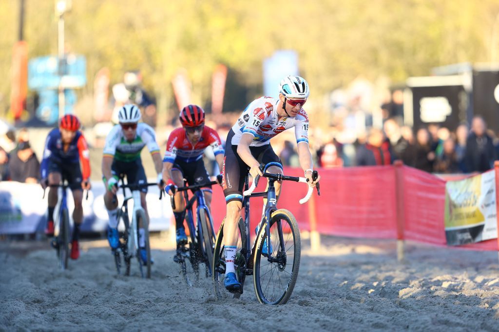 Belgian Michael Vanthourenhout pictured in action during the men elite race at the UCI Cyclocross World Cup cyclocross event in Beekse Bergen The Netherlands Sunday 13 November 2022 the fifth out of 14 stages in the World Cup trophy in the 20222023 seasonBELGA PHOTO DAVID PINTENS Photo by DAVID PINTENS BELGA MAG Belga via AFP Photo by DAVID PINTENSBELGA MAGAFP via Getty Images
