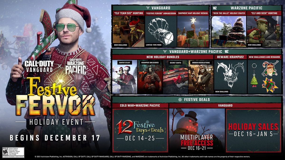 Call of Duty Vanguard Festive Fervor event rings in the holidays