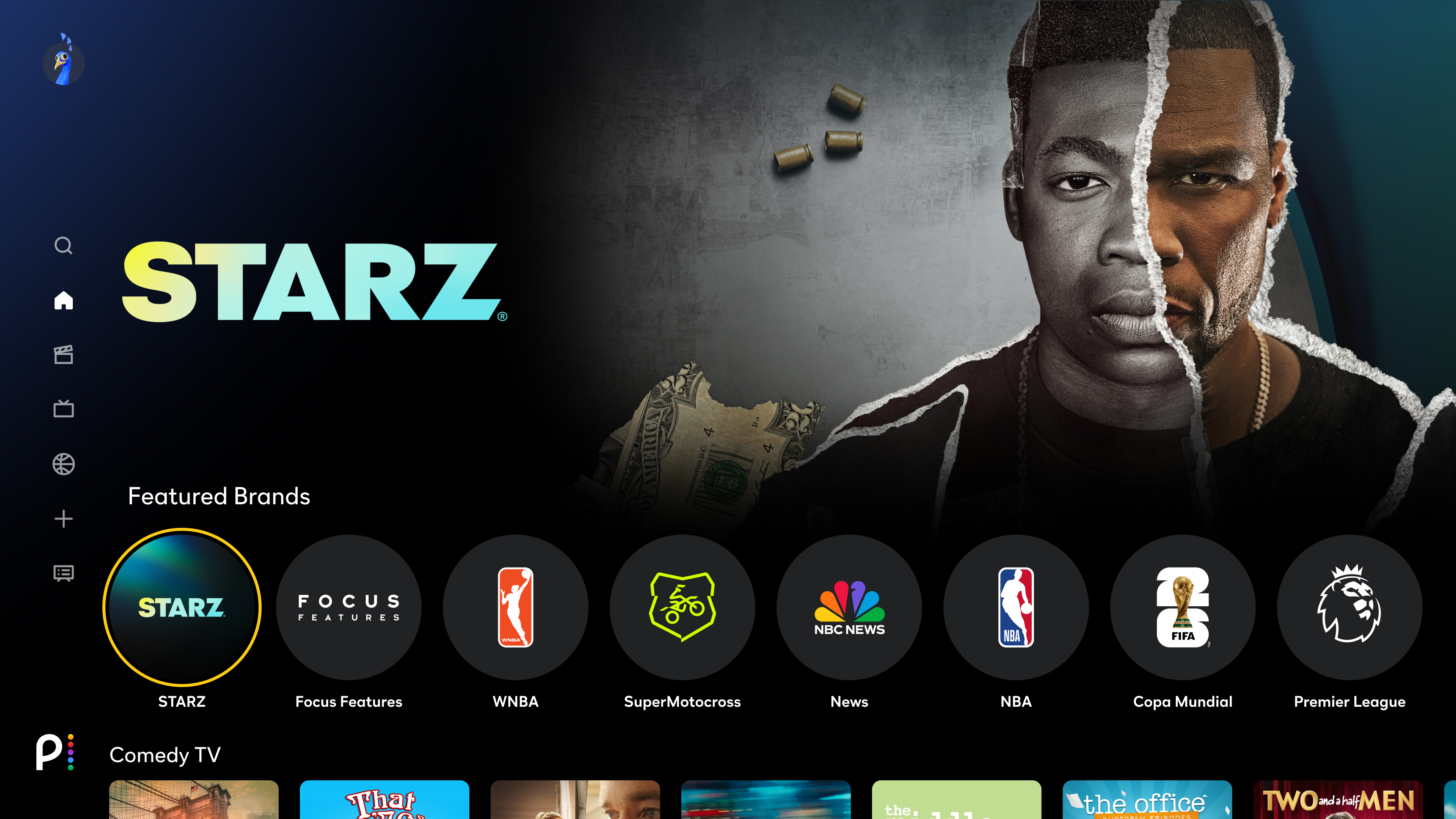 Starz on Peacock press image