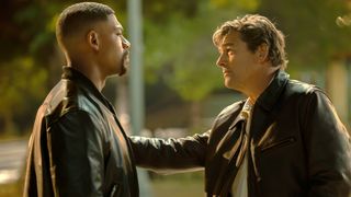 (L-R) Aaron Pierre and Kyle Chandler in "Lanterns"