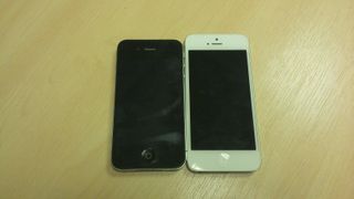 iPhone 4 vs iPhone 5 - Size comparison