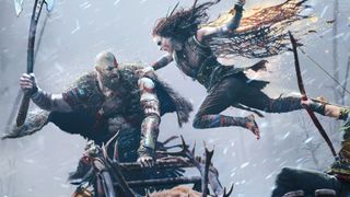 Kratos combattant Freya dans God of War