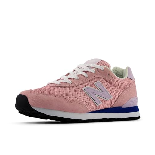 New Balance Women's 515 V3 Sneaker, White/pink, 7 Wide