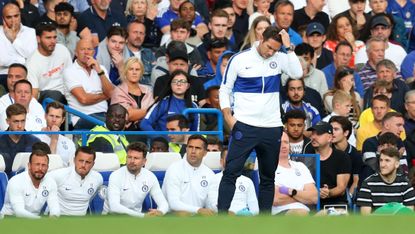 Chelsea were held to a 1-1 draw in Frank Lampard's first game as manager at Stamford Bridge