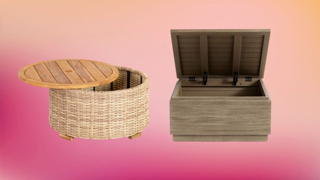 outdoor ottomans for storage