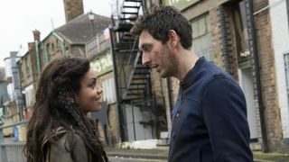 Georgina Campbell and Blake Harrison in Tripped